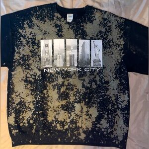 New York City Custom Made Crewneck Sweatshirt Men’s XL Gildan Heavy Blend